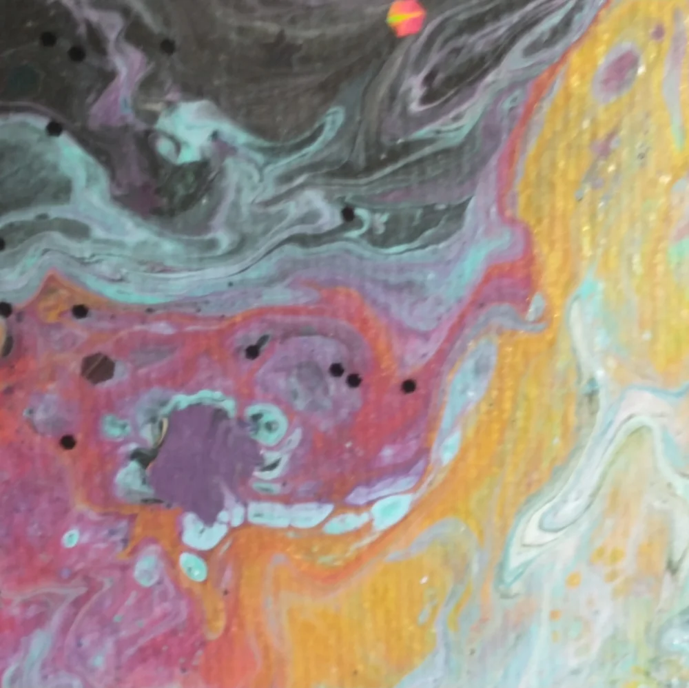 NEW Original Acrylic Painting, Designs By Sandy, "HAPPY HOLI", 8x10 - Picture 8 of 13